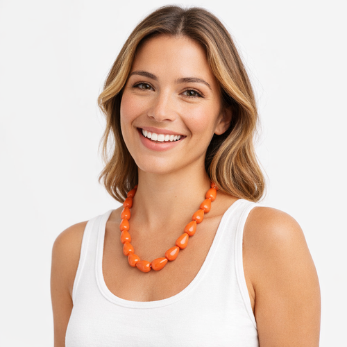 HS Ketting - Zomer collectie - statement detail - 5 kleuren - MODEL_FRONT