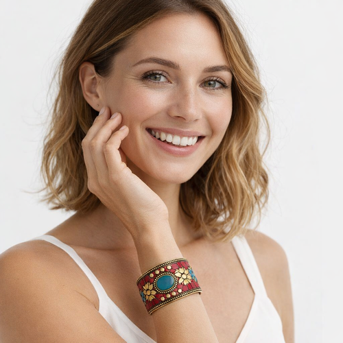 HS Bangle - statement detail - 2 kleuren - MODEL_FRONT
