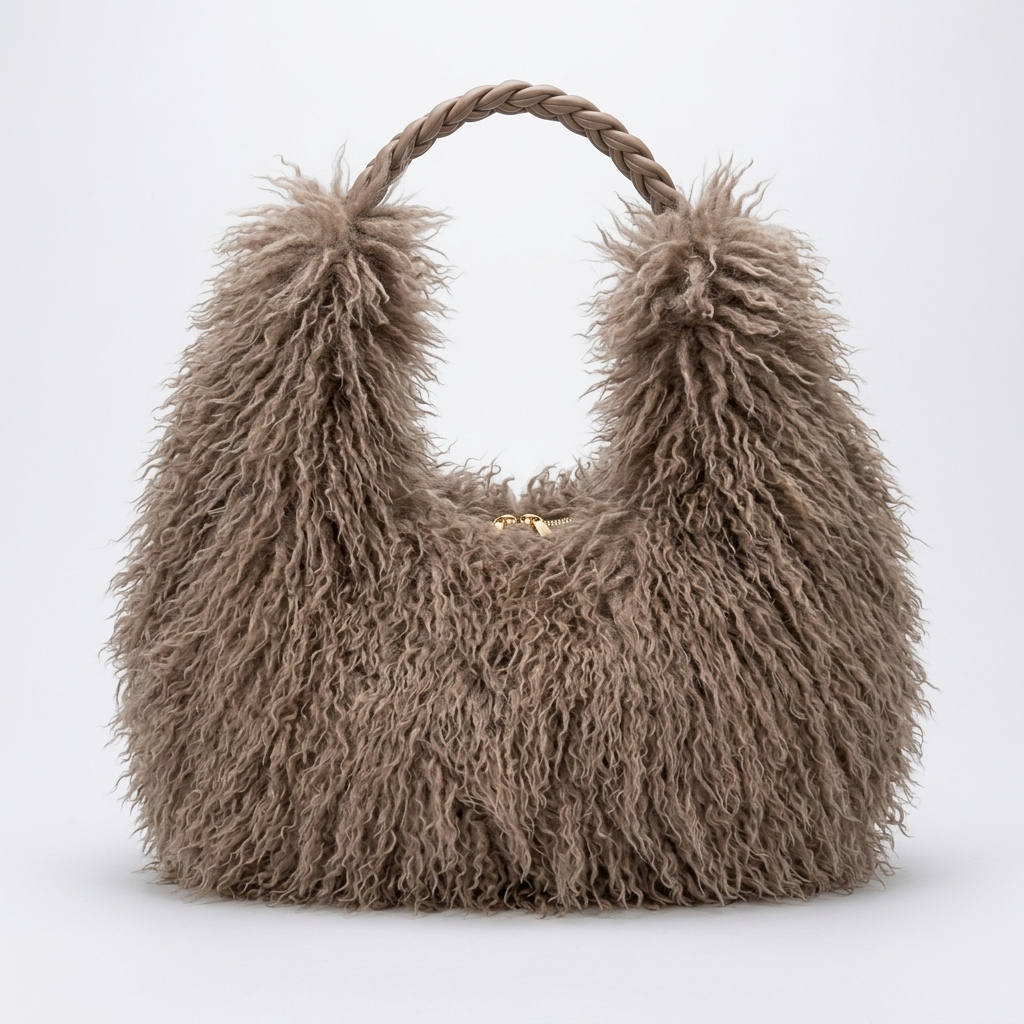 Faux Fur Shaggy Tas