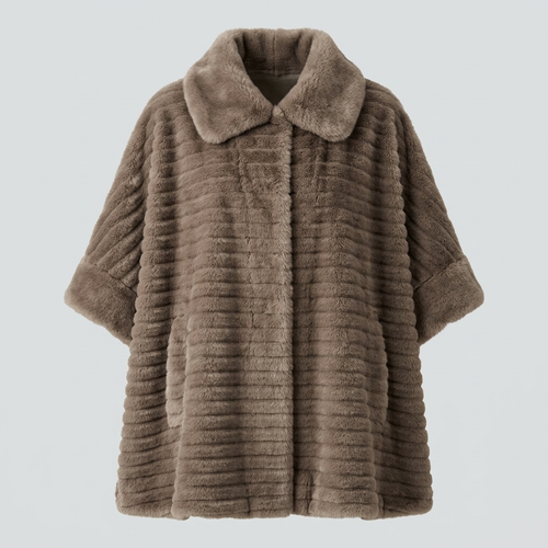 Faux Fur Poncho – Model 41091