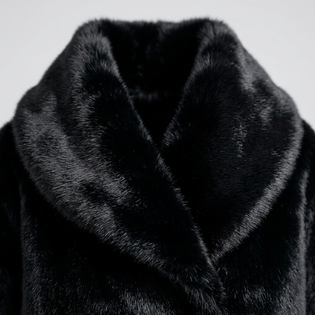 Faux Fur Poncho – Model 41090