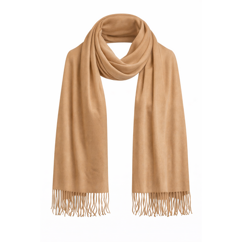 HS Cashmere Look Sjaal - 10+ Kleuren - 180x68cm - Veelzijdig te gebruiken - Camel
