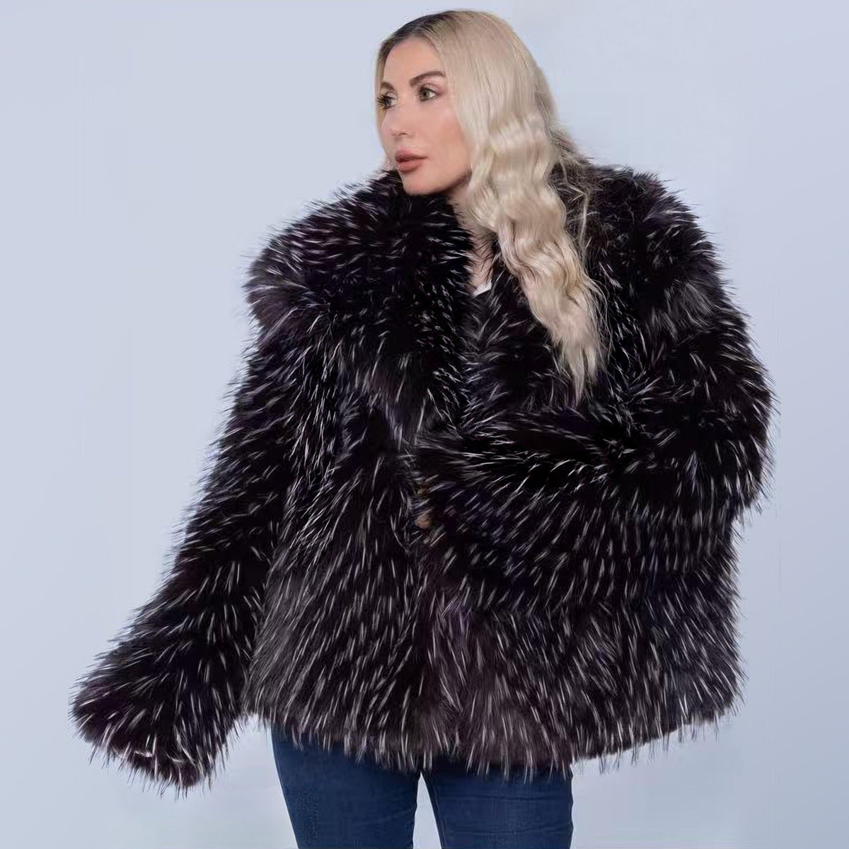 Faux Fur Jas