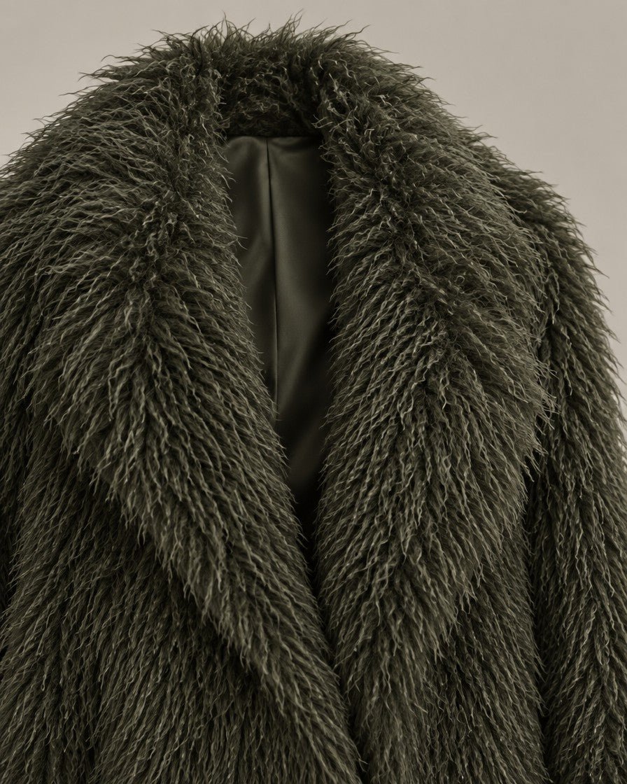 Faux Fur Shaggy Jas