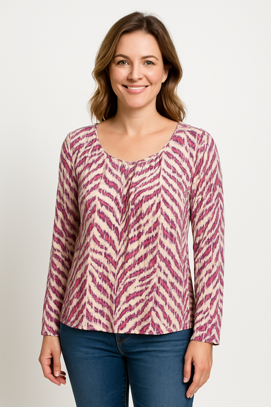 Comfortabele Printblouse Dames