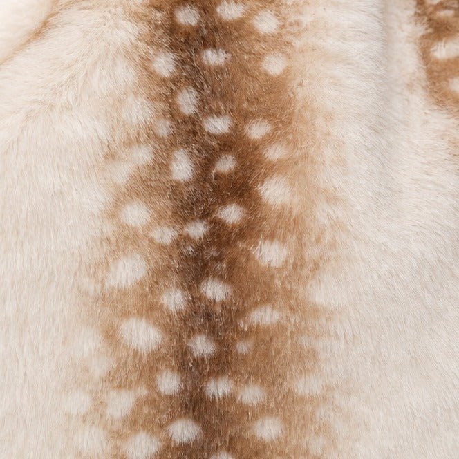 Spotted Faux Fur Schoudertas