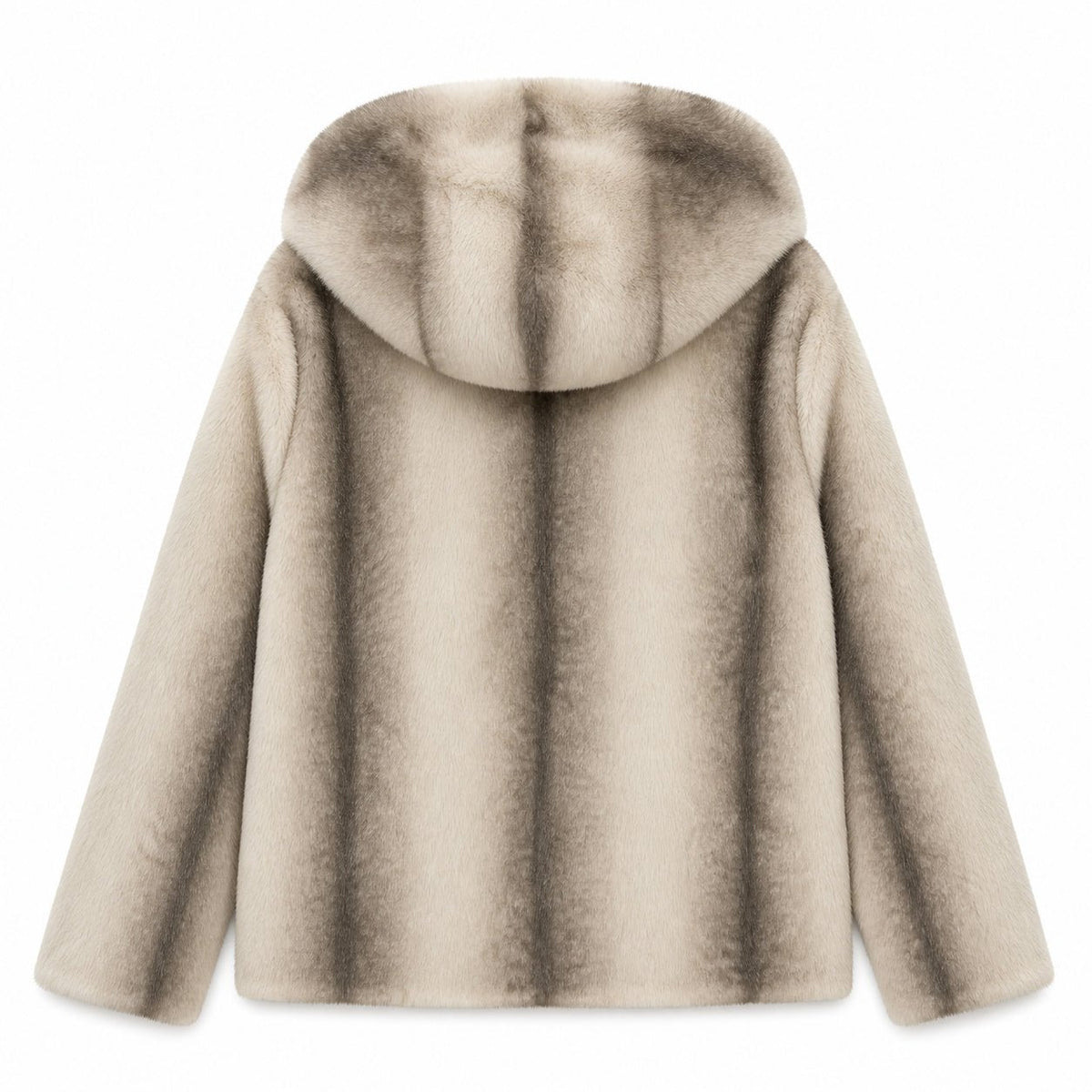 Reversible Jas - Crème - Faux Fur & Suèdelook - One Size