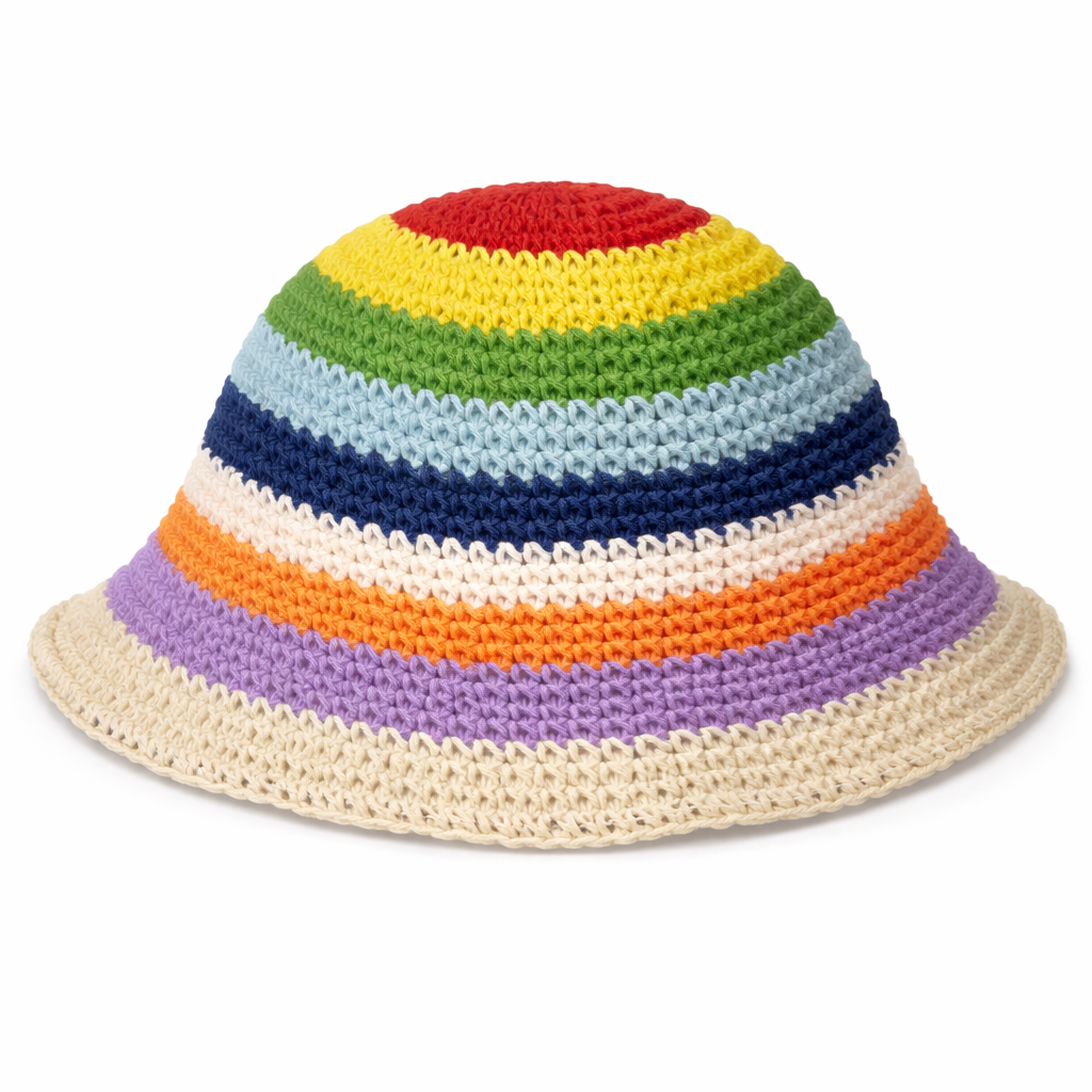 HS Hoeden- In 4 Kleuren - Rainbow - B