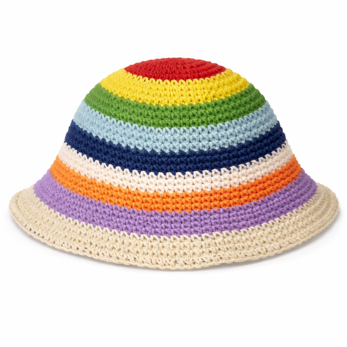 HS Hoeden- In 4 Kleuren - Rainbow - B