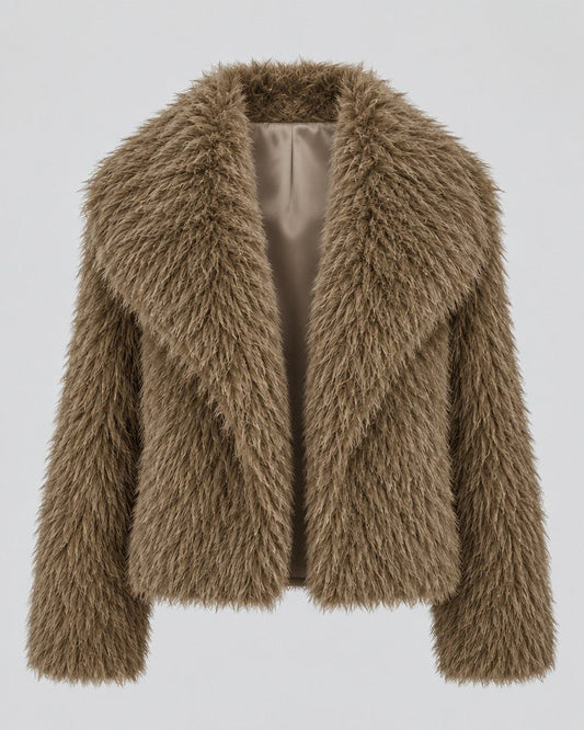 Faux Fur Shaggy Jas