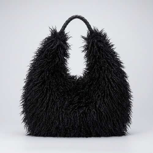 Faux Fur Shaggy Tas