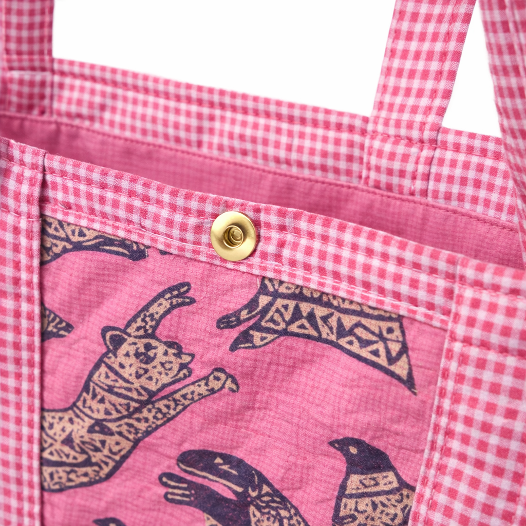 HS Shopper - 100% Katoen - praktisch voor dagelijks gebruik - 11 kleuren - DETAIL