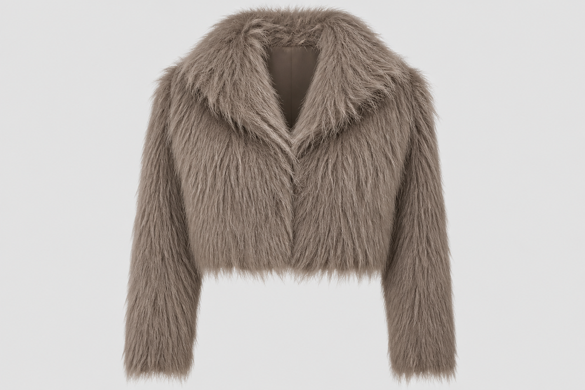 Shaggy Harige Jas - S/M en M/L