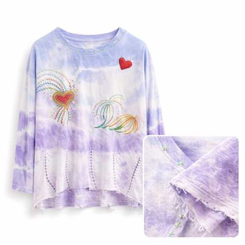HS T-Shirt - 100% Katoen - Long Sleeve - comfortabele pasvorm - 4 kleuren - DETAIL