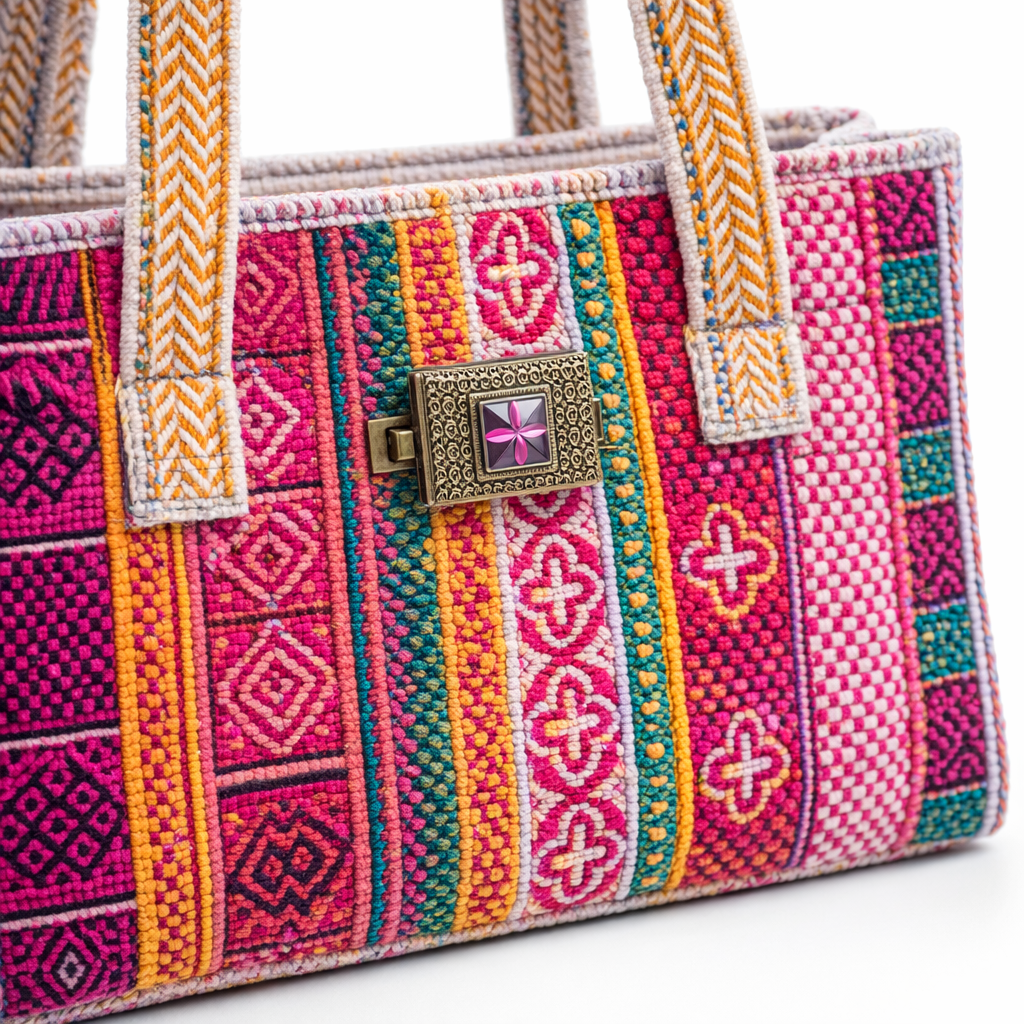 HS Shopper - 100% Katoen - praktisch voor dagelijks gebruik - 6 kleuren - DETAIL