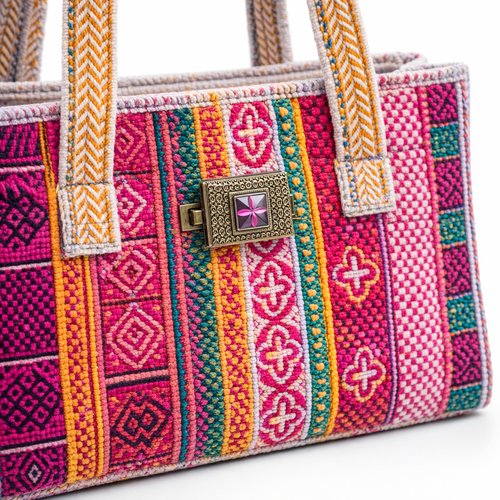 HS Shopper - 100% Katoen - praktisch voor dagelijks gebruik - 6 kleuren - DETAIL