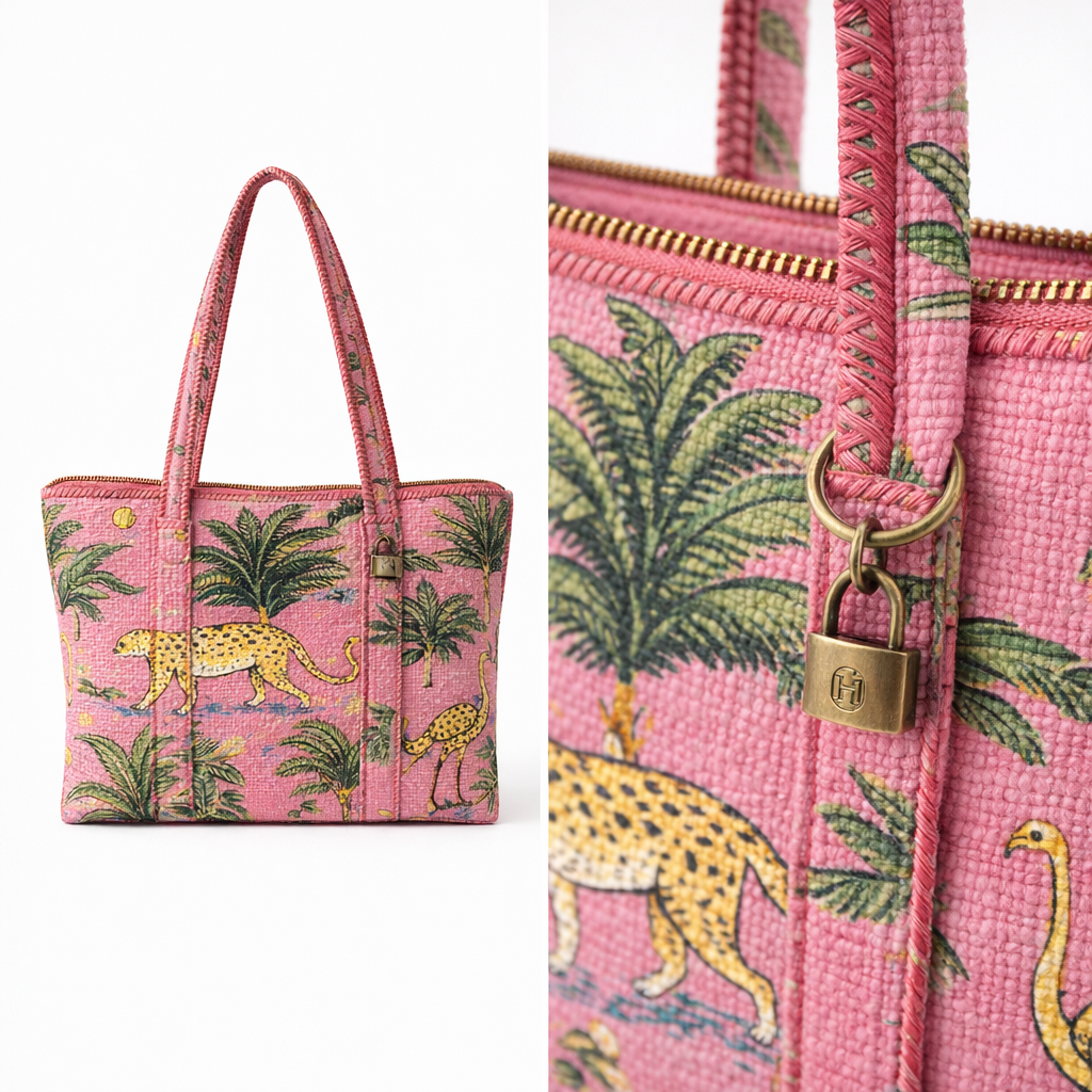 HS Shopper - 100% Katoen - praktisch voor dagelijks gebruik - 11 kleuren - DETAIL