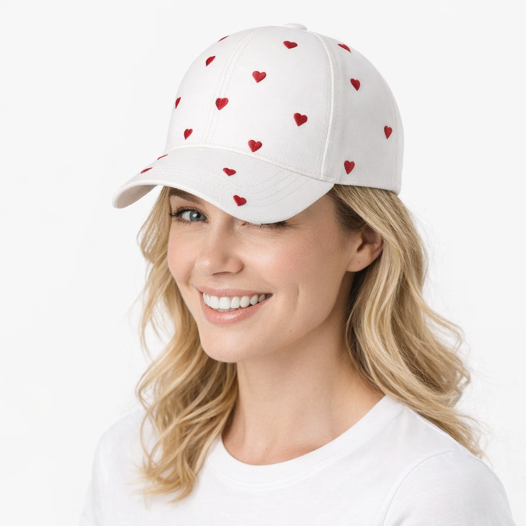 HS Petje - Hartjes - zomerse accessoire - 2 kleuren - MODEL_FRONT