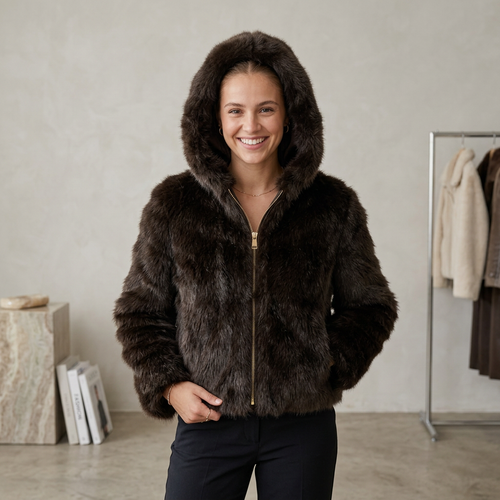 Faux Fur Jas – Model 41185