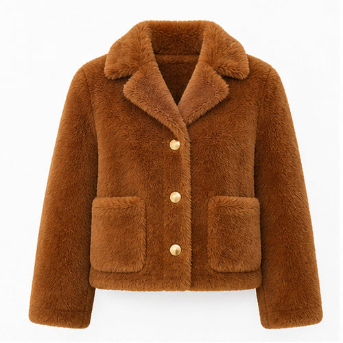 Reversible Faux Fur Jas - S/M & M/L