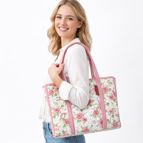 HS Shopper - 100% Katoen - praktisch voor dagelijks gebruik - 11 kleuren - MODEL_FRONT
