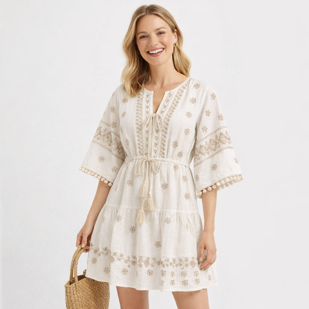 HS Zomerjurk - Free Size - comfortabele pasvorm - 2 kleuren - MODEL