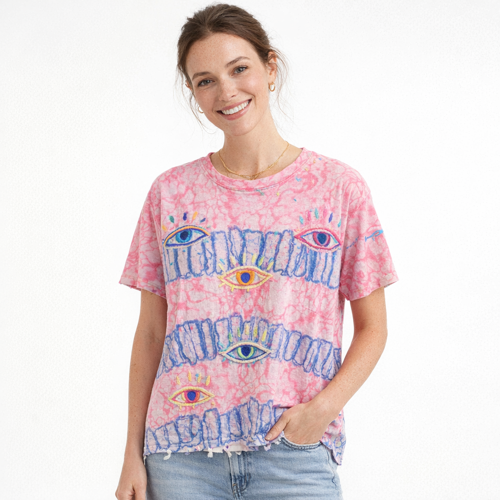 HS T-Shirt - 100% Katoen - Short Sleeve - comfortabele pasvorm - 5 kleuren - MODEL_FRONT