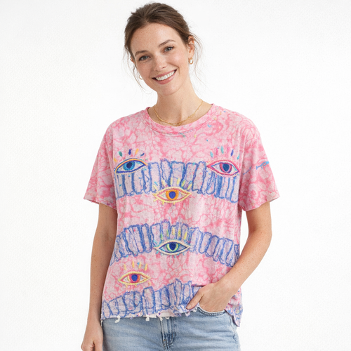 HS T-Shirt - 100% Katoen - Short Sleeve - comfortabele pasvorm - 5 kleuren - MODEL_FRONT