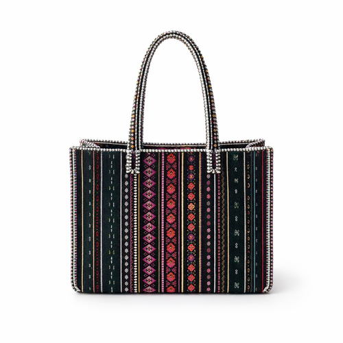HS Shopper - 100% Katoen - praktisch voor dagelijks gebruik - 6 kleuren - BACK