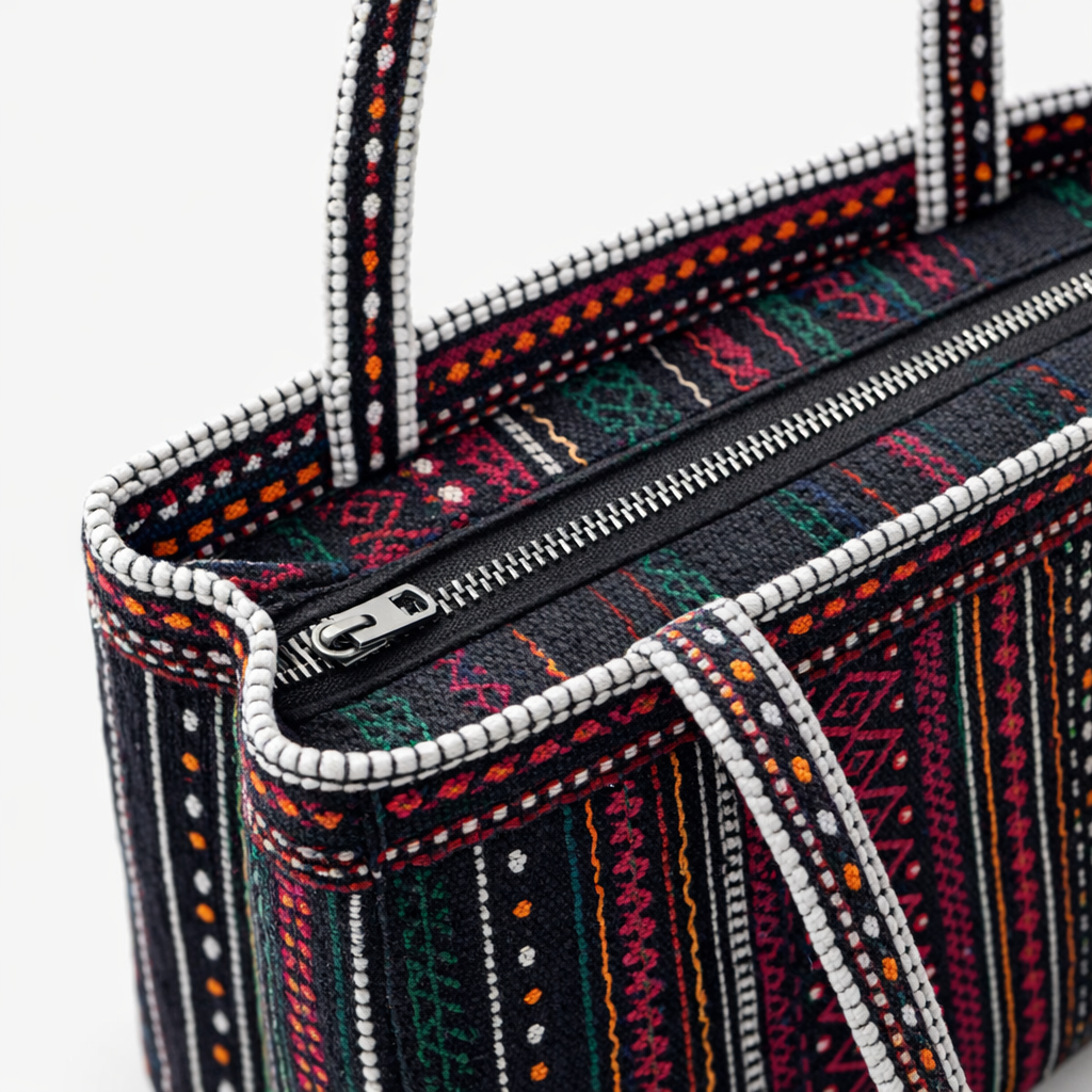 HS Shopper - 100% Katoen - praktisch voor dagelijks gebruik - 6 kleuren - DETAIL