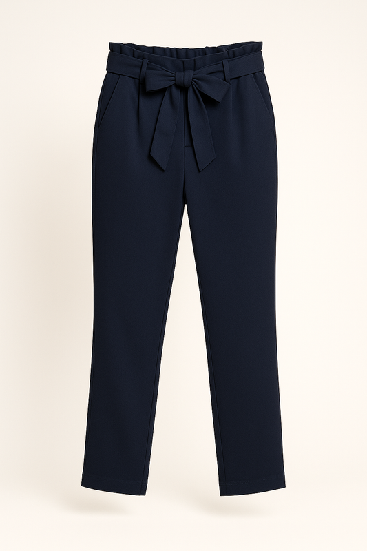Verfijnde Broek Marine Lint