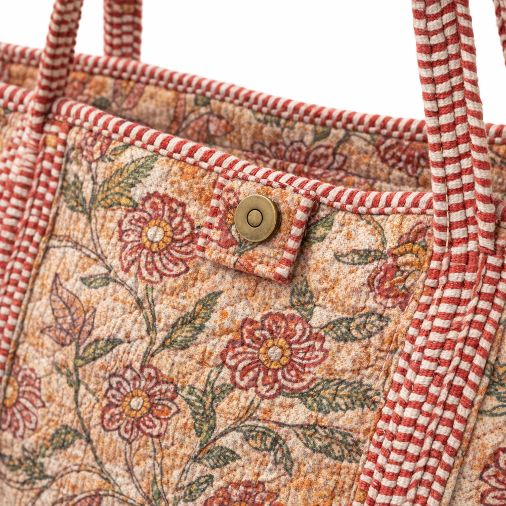 HS Shopper - 100% Katoen - praktisch voor dagelijks gebruik - 11 kleuren - DETAIL