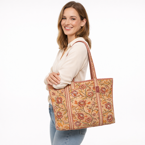 HS Shopper - 100% Katoen - praktisch voor dagelijks gebruik - 11 kleuren - MODEL_FRONT