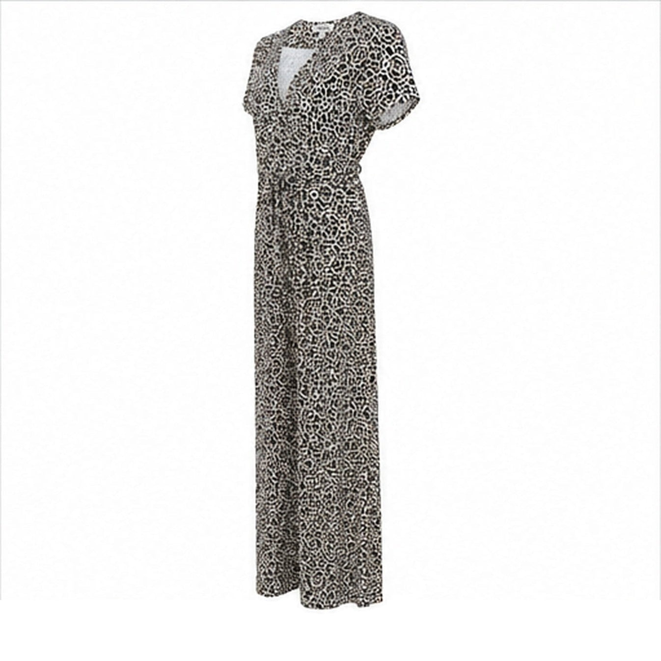 By Swan jumpsuit 12 grijs/zwart mini print - side clean product image - Codex 2026-06-19
