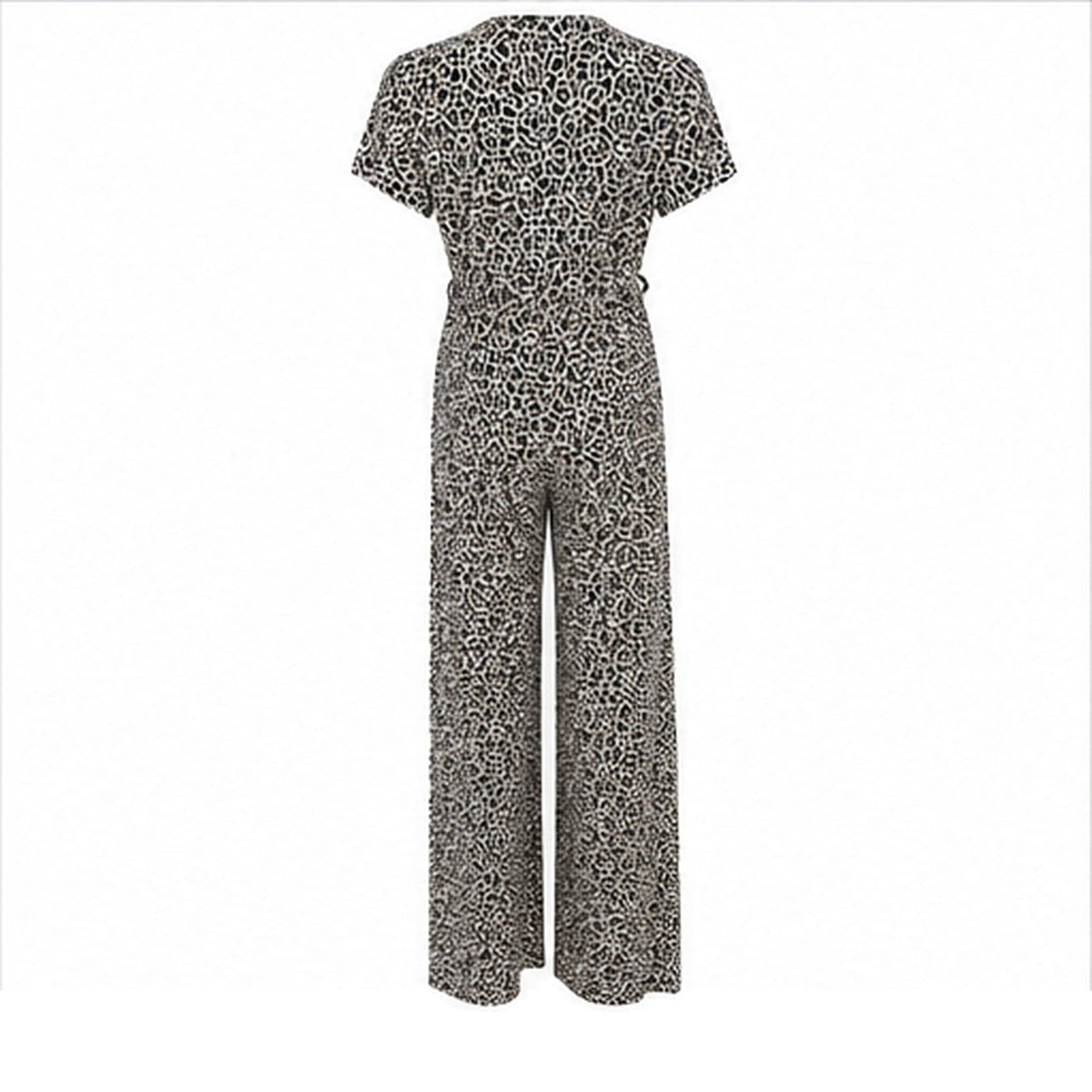 By Swan jumpsuit 12 grijs/zwart mini print - back clean product image - Codex 2026-06-19
