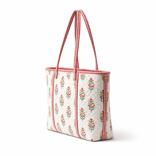 HS Shopper - 100% Katoen - praktisch voor dagelijks gebruik - 11 kleuren - SIDE