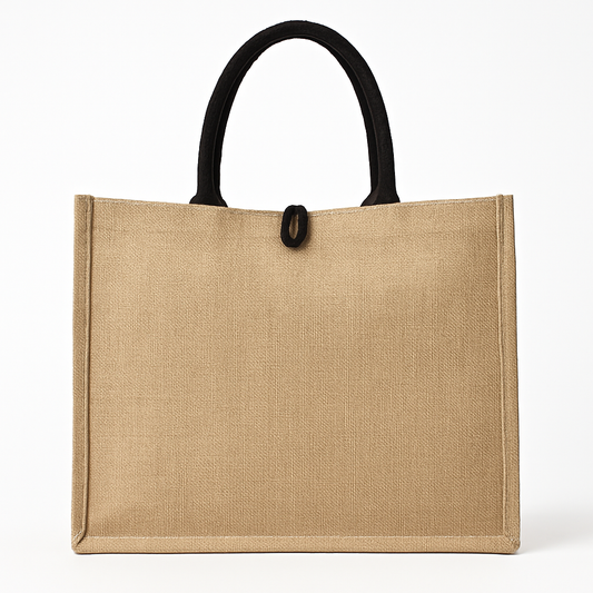 Jute Shopper “Mademoiselle Rive Droite” – Parijse Chic in een Tas - Mapsy B.V