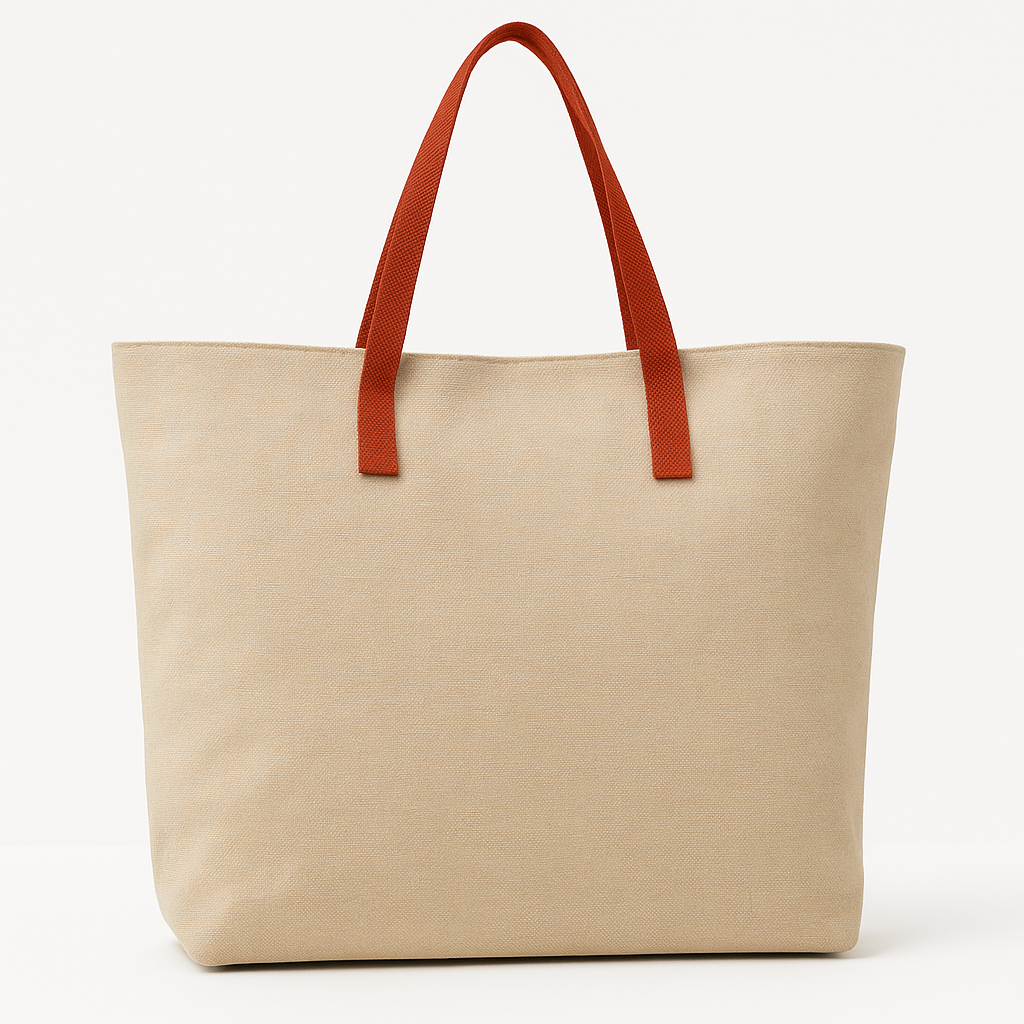 Tasche - Lässige Umhängetasche - Frau mit Kissen - Polyester und Baumwolle