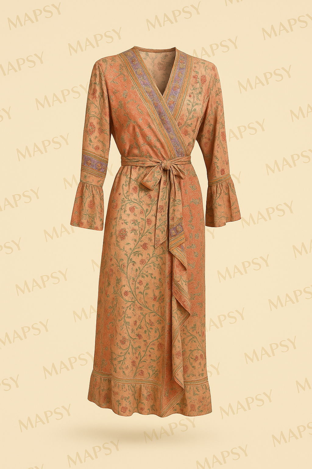 Prachtige Wikkeljurken - Soepelvallende stof - Eén Maat - Veelzijdig in gebruik - Musthave in 7 kleuren! - Mapsy B.V
