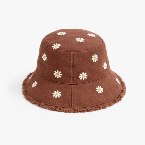 HS Buckethat - Margrietjes - zomerse accessoire - 5 kleuren - BACK