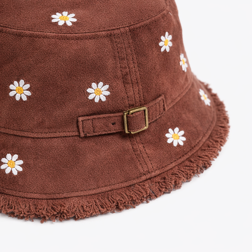 HS Buckethat - Margrietjes - zomerse accessoire - 5 kleuren - DETAIL