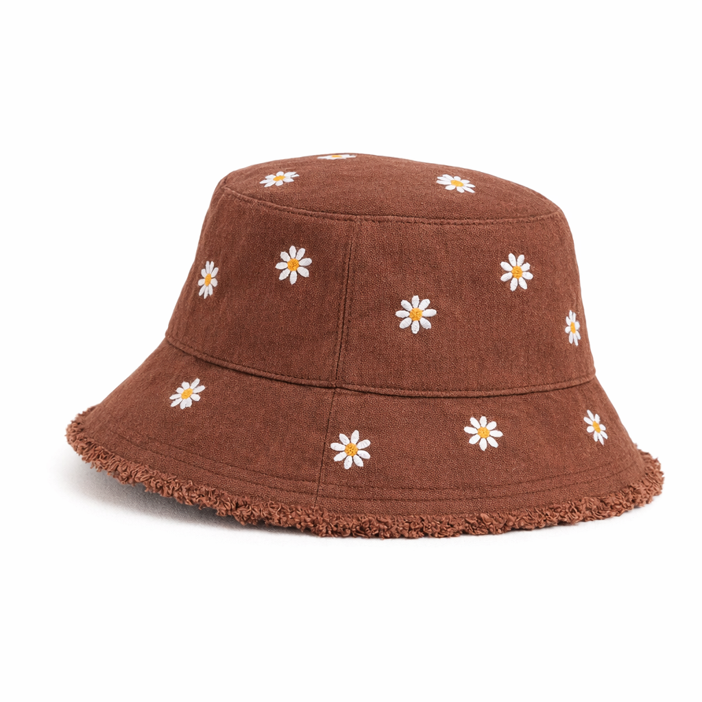 HS Buckethat - Margrietjes - zomerse accessoire - 5 kleuren - SIDE