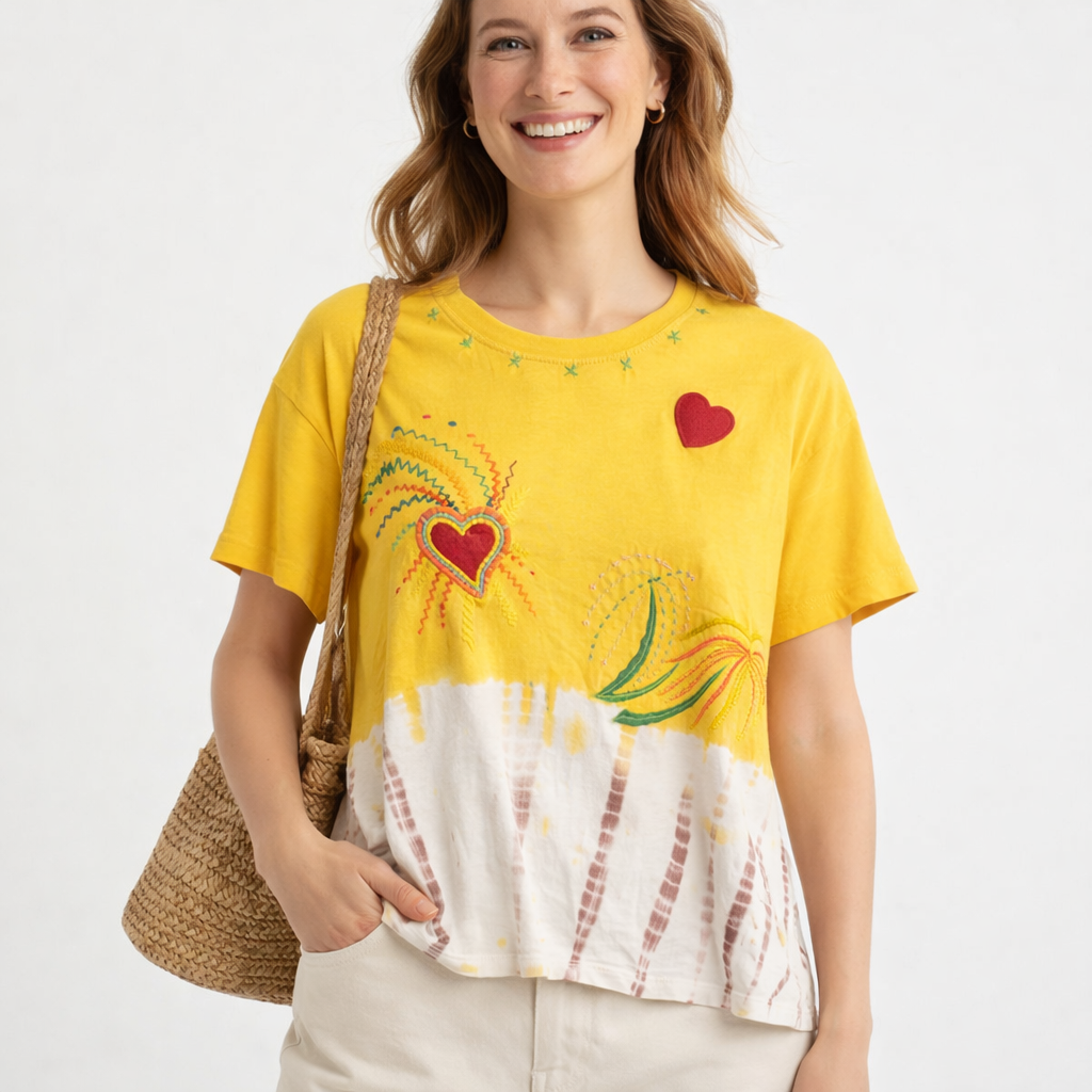 HS T-Shirt - 100% Katoen - Short Sleeve - comfortabele pasvorm - 5 kleuren - MODEL_FRONT