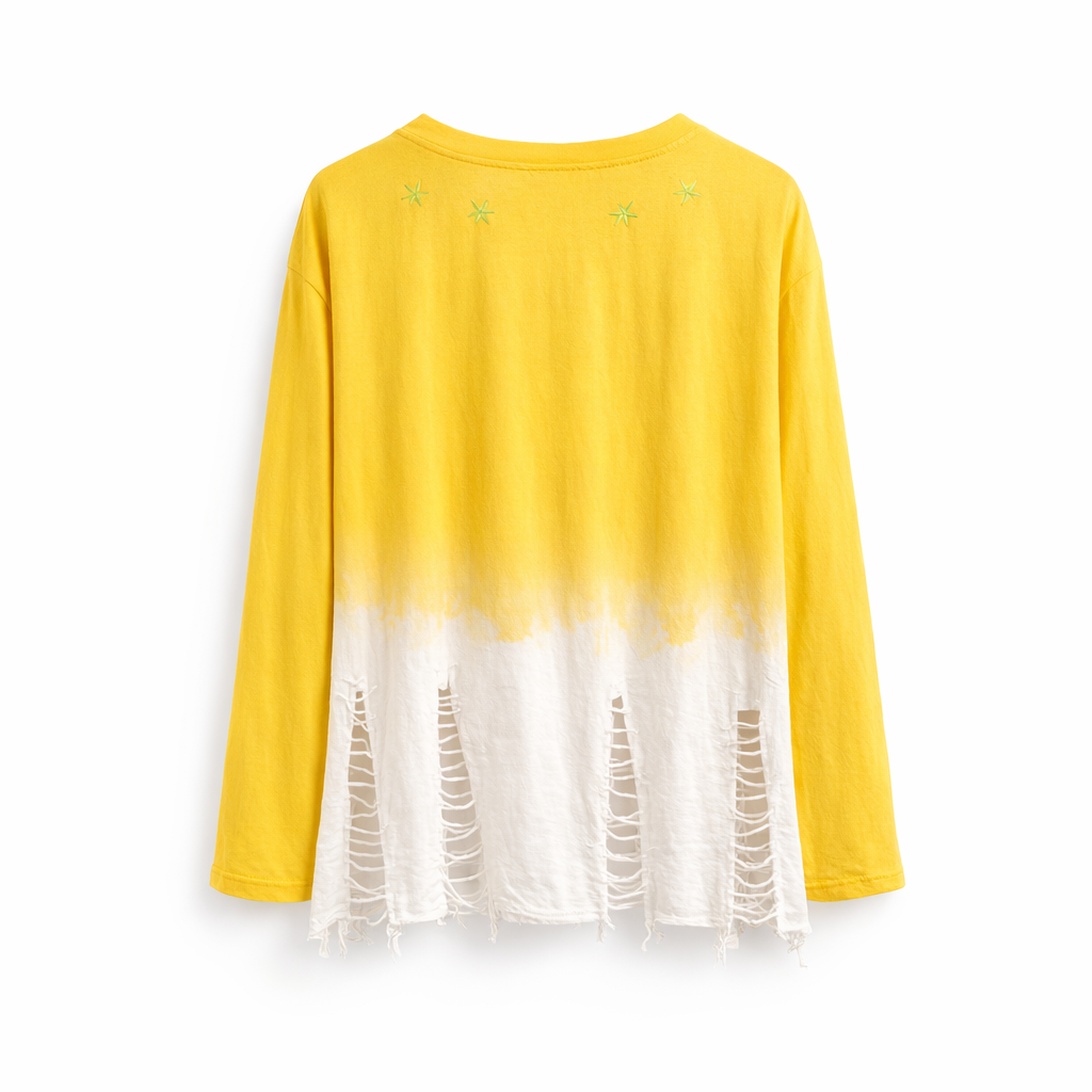 HS T-Shirt - 100% Katoen - Long Sleeve - comfortabele pasvorm - 4 kleuren - BACK