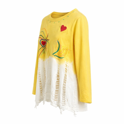 HS T-Shirt - 100% Katoen - Long Sleeve - comfortabele pasvorm - 4 kleuren - SIDE