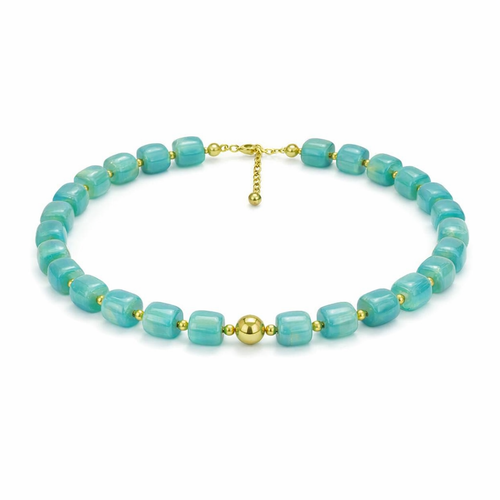 HS Ketting - Met Gouden Touch - statement detail - 14 kleuren - SIDE