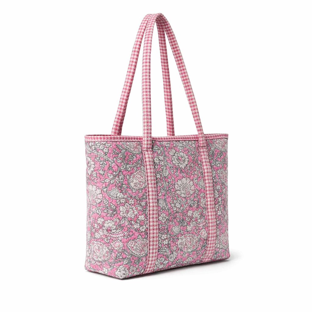 HS Shopper - 100% Katoen - praktisch voor dagelijks gebruik - 11 kleuren - SIDE