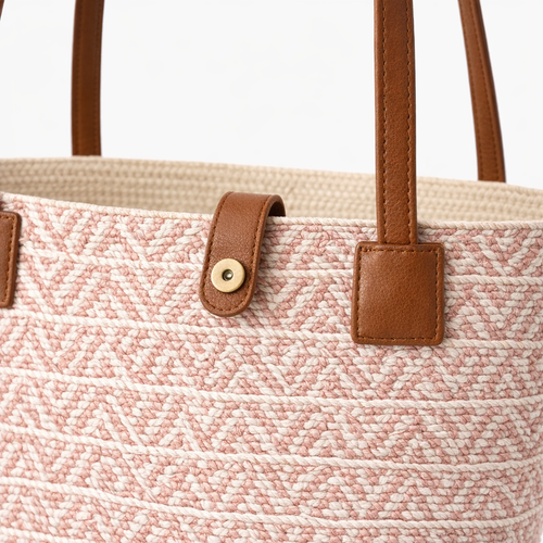 HS Strandsetje - Hoed + Tas - praktisch voor dagelijks gebruik - 5 kleuren - DETAIL