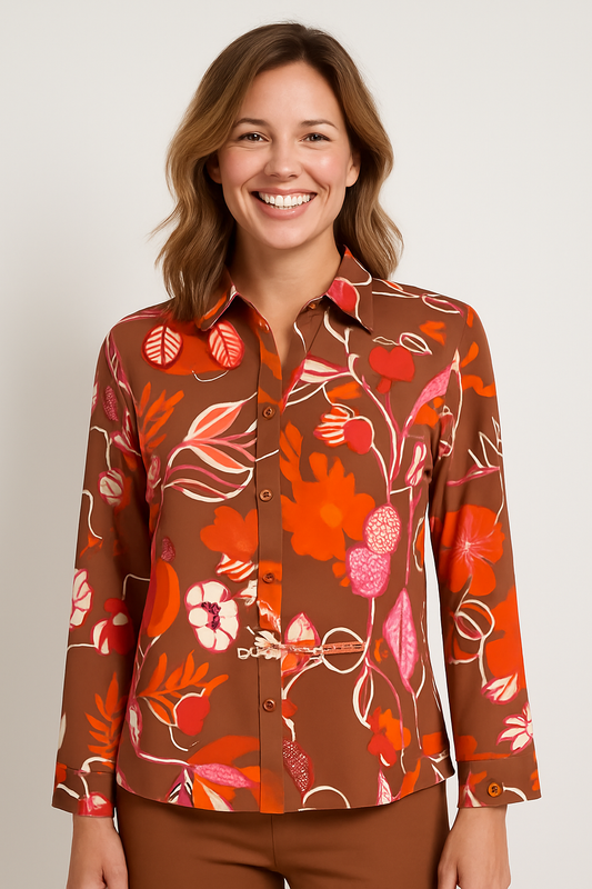 Angelle Milan Damesblouse Herfst