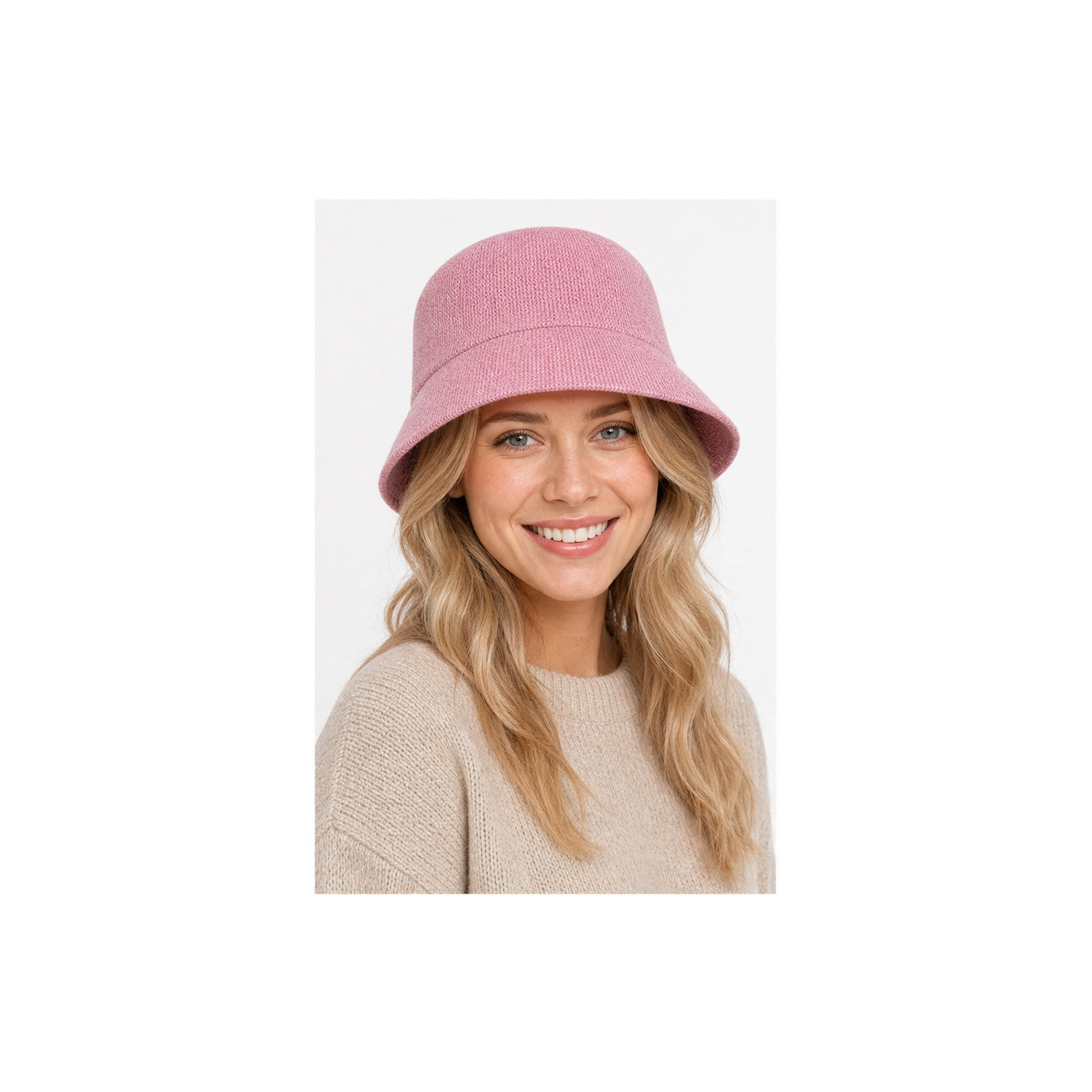 HS Buckethat - Meerdere Kleuren - Roze - gedragen beeld